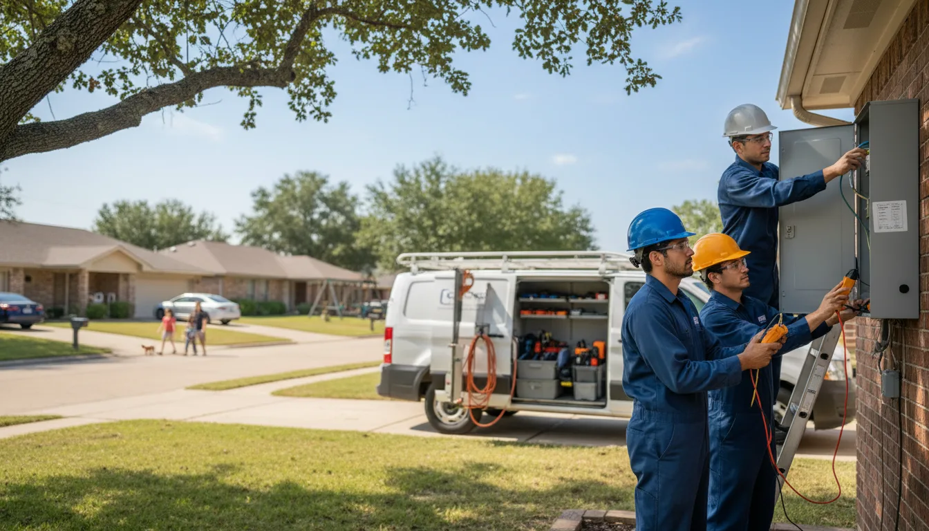 Certified electrician providing emergency electrical services in Amboy, MN